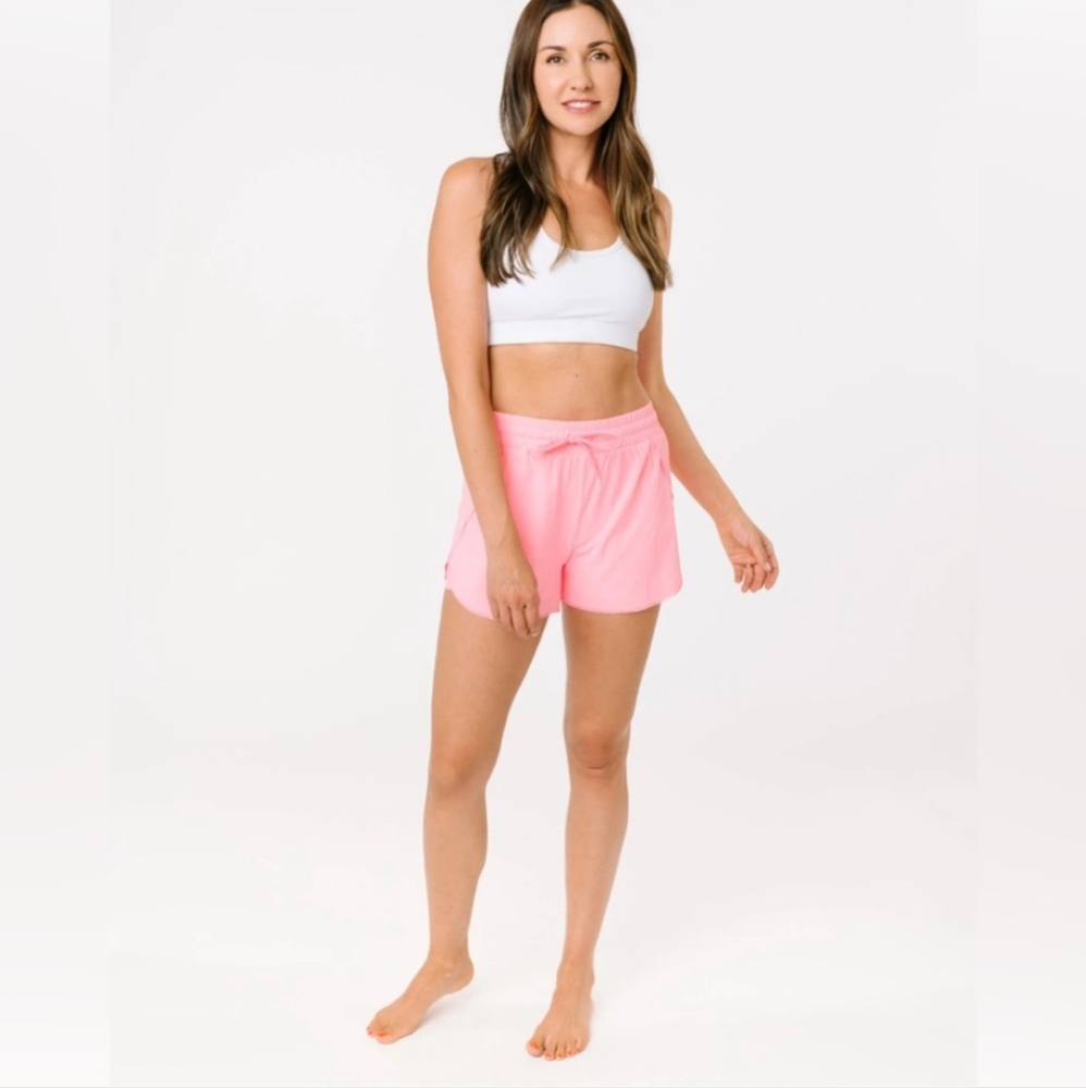 Zyia Pink Flow Shorts